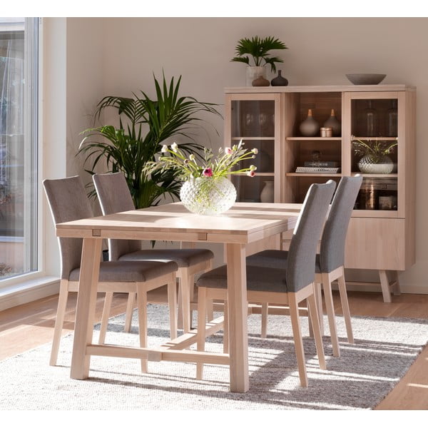 Matēts lakots ozolkoka ēdamgalds Rowico Brooklyn, 170 x 95 cm-image-1