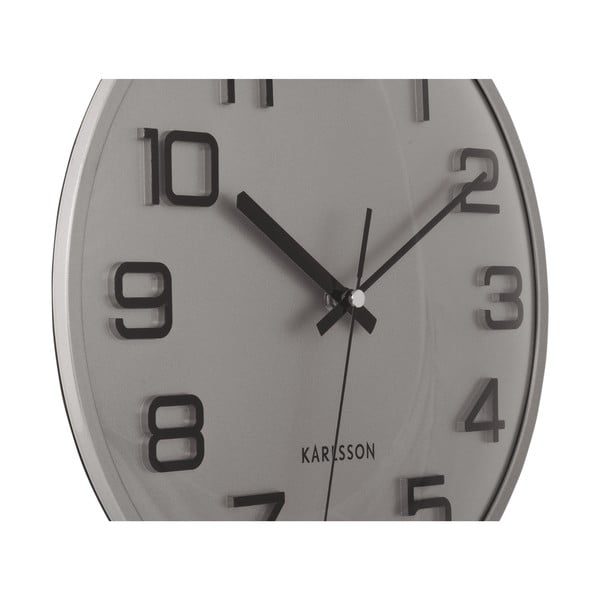 Sienas pulkstenis ø 30,5 cm 3D Numbers – Karlsson-image-2