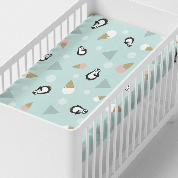 Bērnu kokvilnas palags Happynois Skymo Day, 120 x 60 cm-image-1