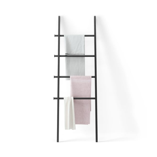 Melnas dekoratīvās kāpnes no papeles koka Leana – Umbra-image-4