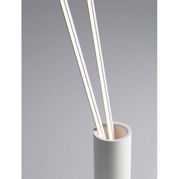 Matēti balta metāla LED stāvlampa ar saliekamu konstrukciju (augstums 181 cm) Kimolia – Nova Luce-image-1