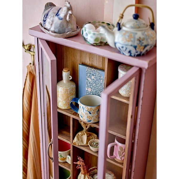 Zila/bēša māla krūze 400 ml Myah – Bloomingville-image-3