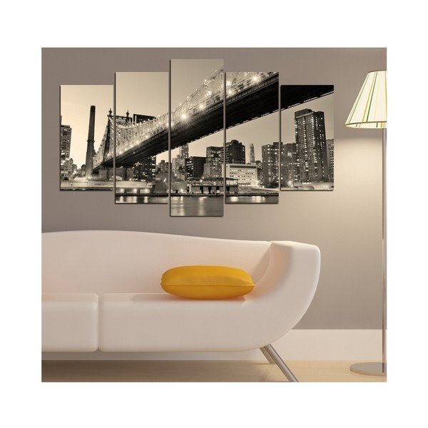 Daudzdaļīgā glezna Insigne Hundra, 102 x 60 cm-image-1