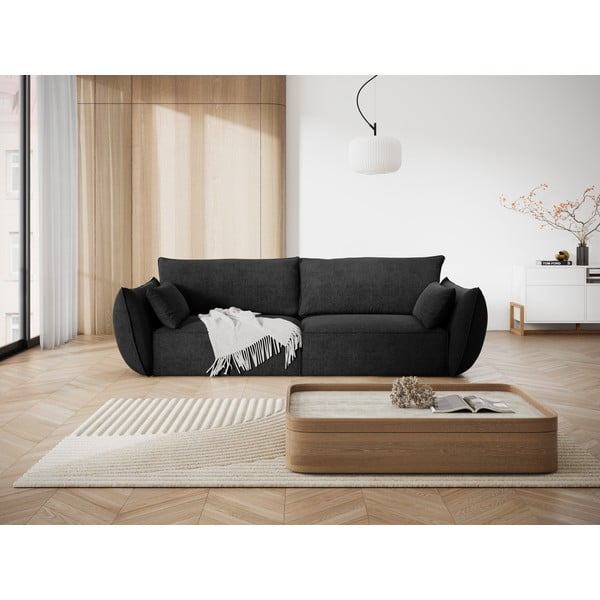 Tumši pelēks dīvāns 208 cm Vanda – Mazzini Sofas-image-1