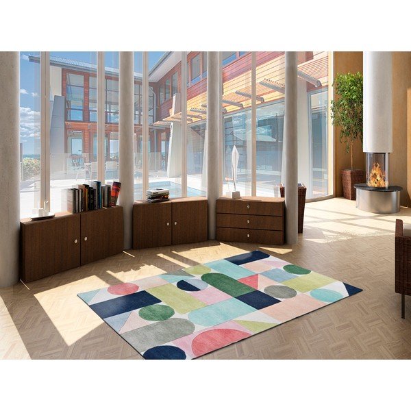 Paklājs ar kokvilnas saturu Universal Haria Play, 140 x 200 cm-image-1