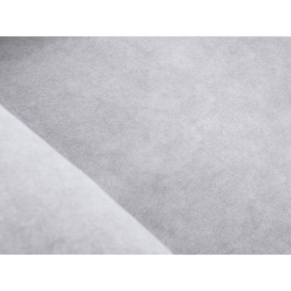 Gaiši pelēks samta dīvāns 242 cm Erin – Micadoni Home-image-1