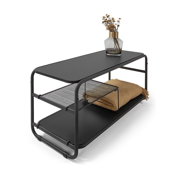 Melns TV galdiņš Kave Home Academy, 98 x 46 cm-image-3