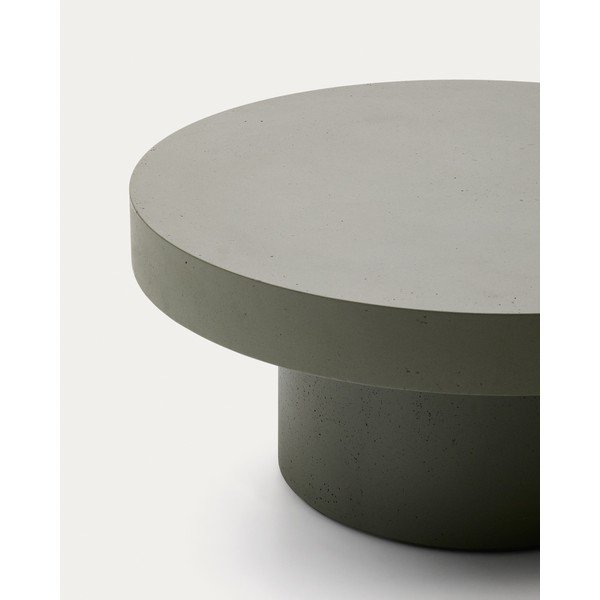 Betona apaļš dārza kafijas galdiņš ø 66 cm Aiguablava – Kave Home-image-3