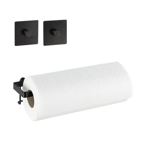 Melns papīra dvieļu turētājs Wenko Turbo-Loc® Gala, platums 30,6 cm-image-4