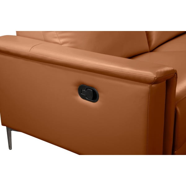 Brūns stūra dīvāns no ādas imitācijas (ar labo stūri) Lund – Støraa-image-3