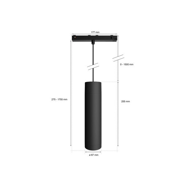 LED viedā piekaramā lampa 5 W Perifo – Philips Hue-image-1