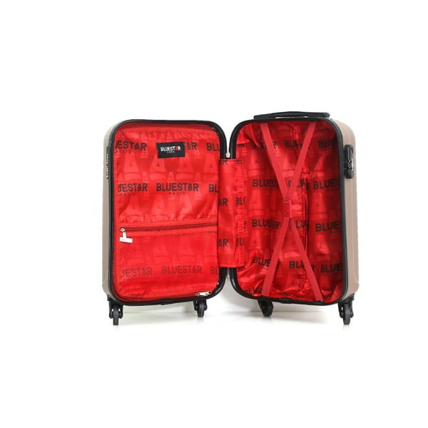 Bēšs rokas koferis uz riteņiem Bluestar Atlanta, 32 l-image-1