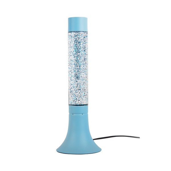 Zila galda lampa ar stikla abažūru (augstums 37,5 cm) Astro Glittler – Leitmotiv