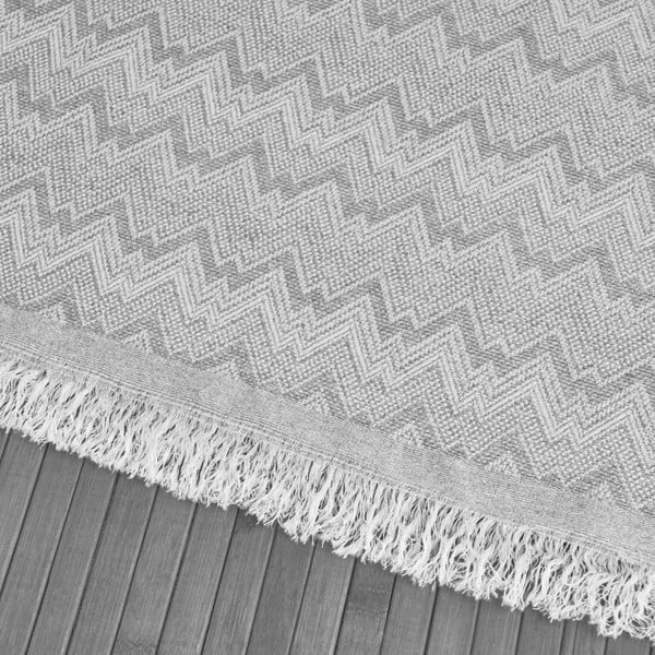 Pelēks gultas pārklājs divguļamai gultai 180x290 cm Up & Down – Casa Selección-image-1