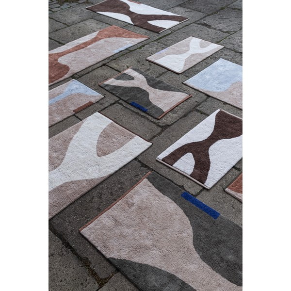 Tumši zaļš mazgājams kokvilnas paklājs 50x80 cm Figura – Mette Ditmer Denmark-image-4