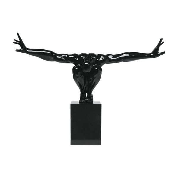 Melna dekoratīvā statuete Kare Design Athlet