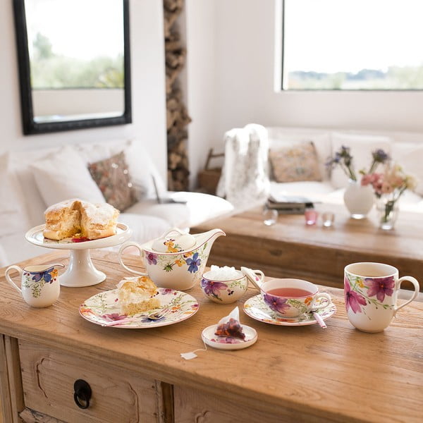 Porcelāna tējas tasīte ar ziedu motīvu Villeroy & Boch Mariefleur Tea, 0,24 l-image-2