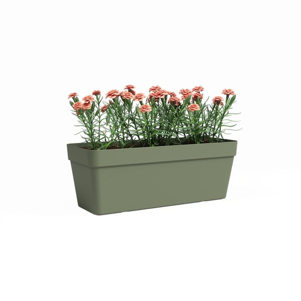 Pārstrādātas plastmasas pašlaistoša puķu kaste 50 cm Capri – Artevasi-image-1