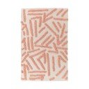 Rozā/krēmkrāsas mazgājams paklājs 60x90 cm Athena – douceur d'intérieur