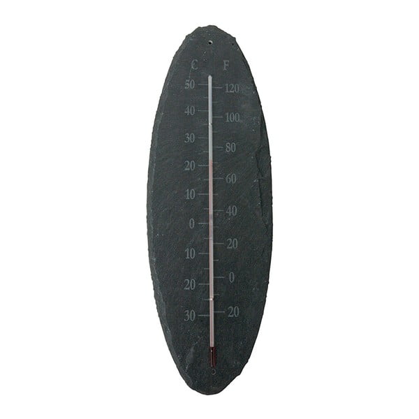 Šīfera sienas termometrs Esschert Design, 40 x 13 cm