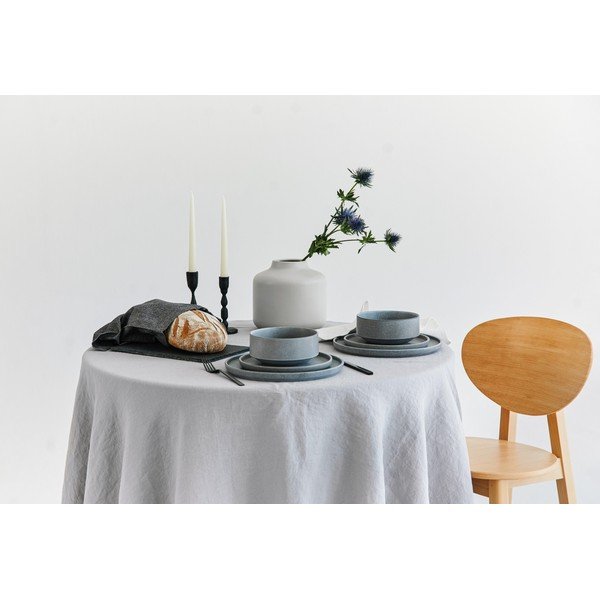 Pelēku keramikas trauku komplekts (18 gab.) Bonami Selection Malia-image-1