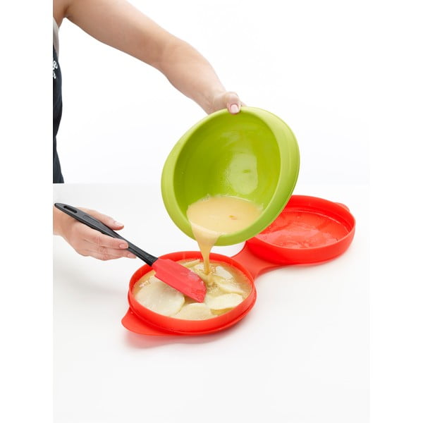 Sarkana silikona omletes forma Lékué Spanish-image-2