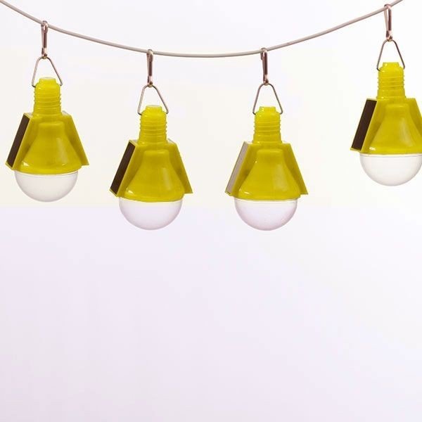 4 dzelteno saules spuldžu komplekts InnovaGoods