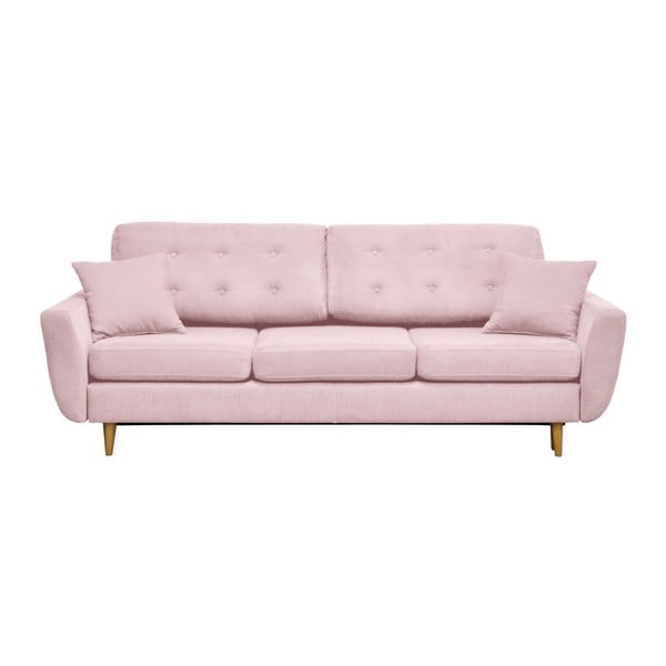 Gaiši rozā dīvāns trīs personām Cosmopolitan dizains Barcelona