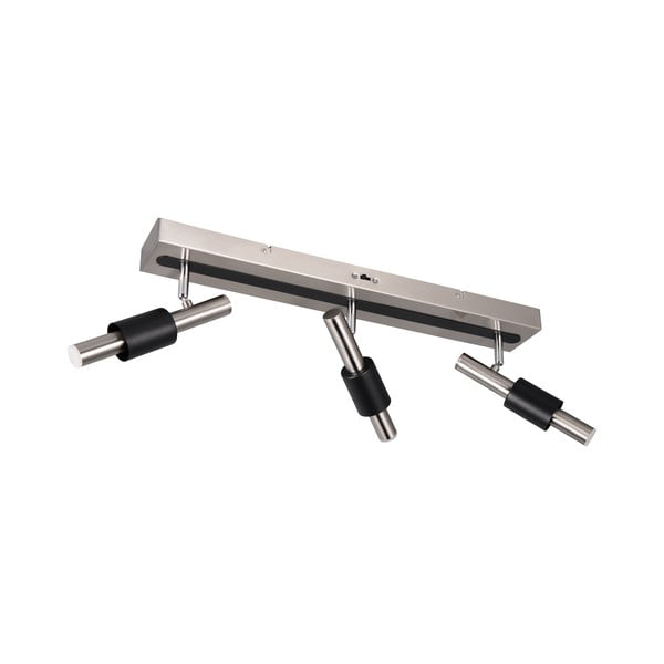 Melna/sudraba krāsas LED prožektora tipa lampa 20,5x63 cm Ikaris – Trio Select