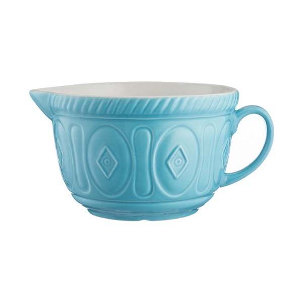 Turkīza zils keramikas trauks ar piltuvi Mason Cash Batter, 2 l