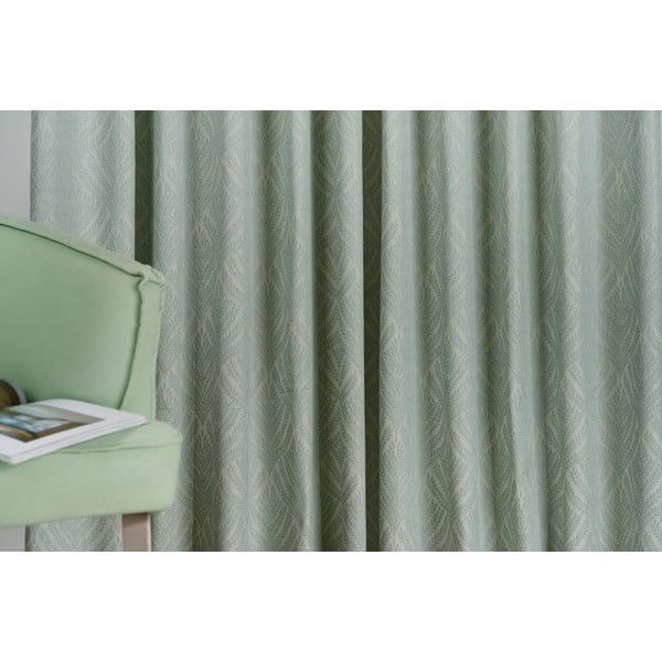 Piparmētru zaļš aizkars 135x260 cm Sesimbra – Mendola Fabrics
