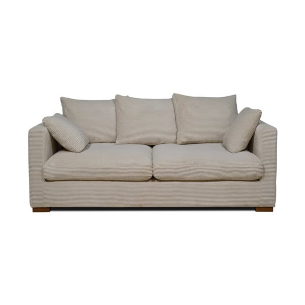 Bēšs velveta dīvāns 175 cm Comfy – Scandic