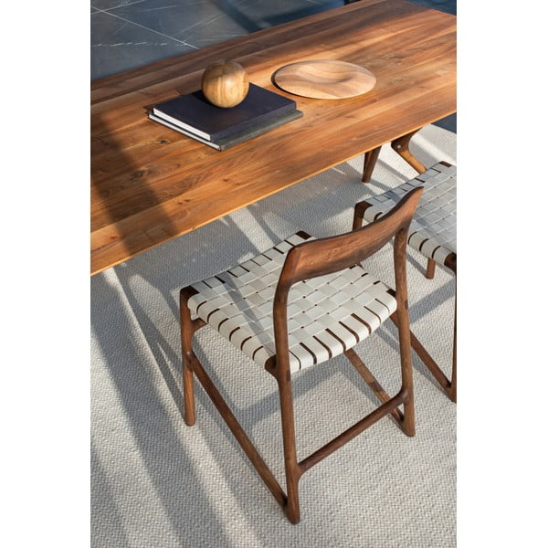 Balts/brūns pusdienu krēsls Fawn – Gazzda-image-3