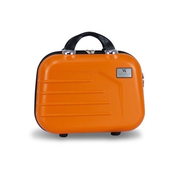 Oranžs dāmu kosmētikas un roku koferītis My Valice PREMIUM Make Up & Hand Suitcase