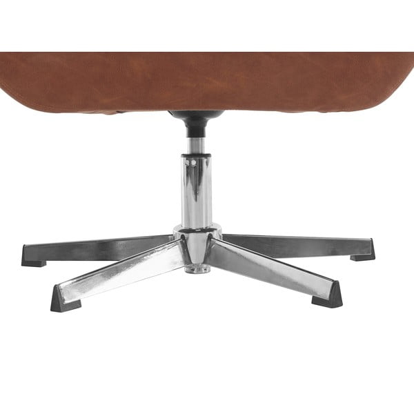 Brūns mākslīgās ādas krēsls Naomi – Støraa-image-4