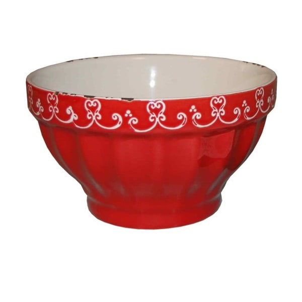 Sarkana keramikas bļoda Antic Line, ⌀ 13,5 cm
