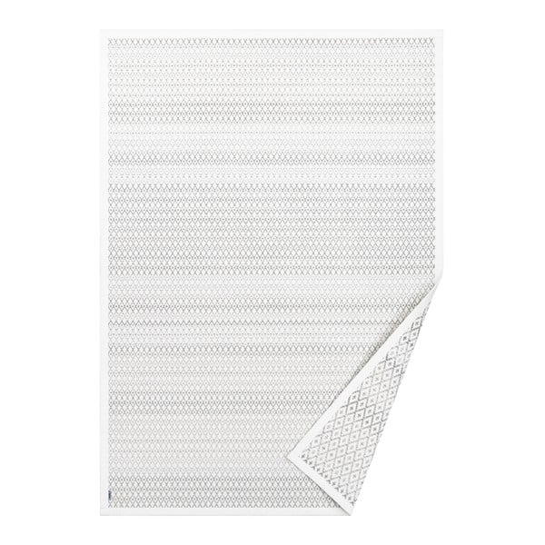 Balts rakstains divpusējs paklājs Narma Tsirgu, 250 x 80 cm