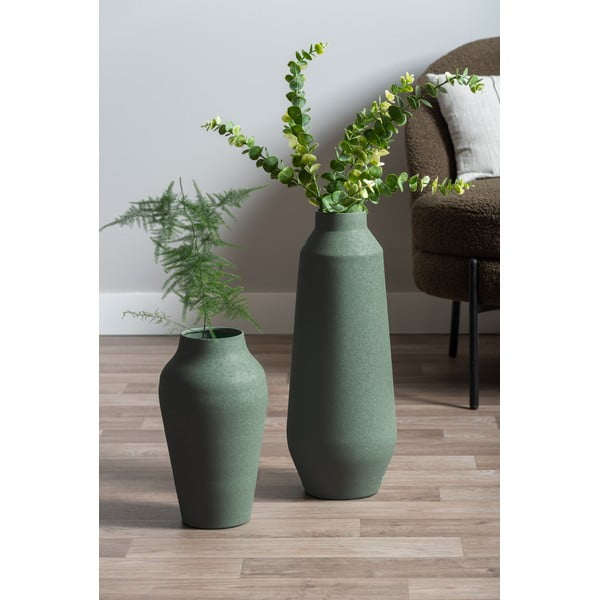Zaļa augsta vāze (augstums 49,5 cm) Boaz – PT LIVING-image-1