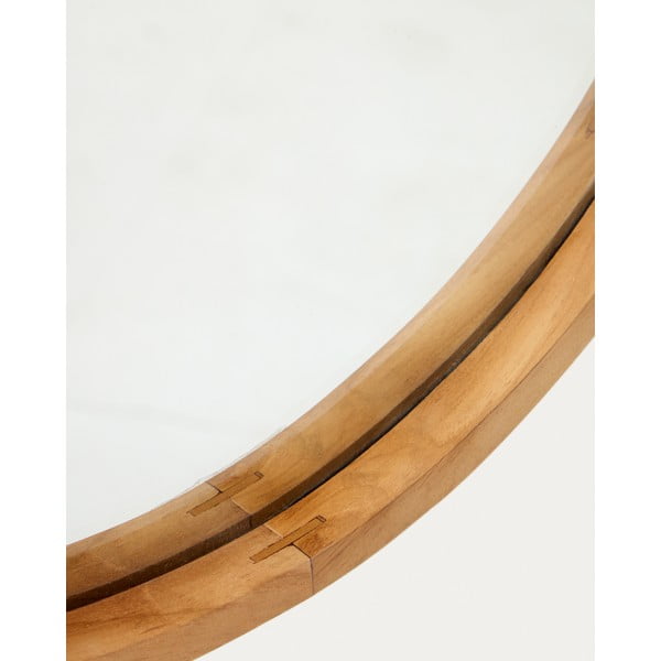 Sienas spogulis ar masīvkoka rāmi 45x95 cm Magda – Kave Home-image-2