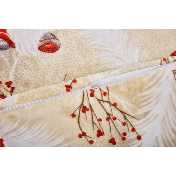 Gaiši brūna vienguļamā mikroplīša gultas veļa 140x200 cm Goblin – My House-image-2