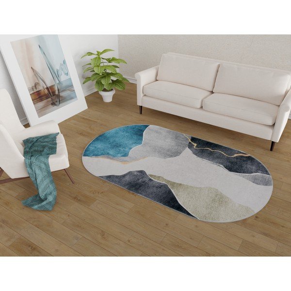 Mazgājams paklājs 60x100 cm Oval – Vitaus-image-1