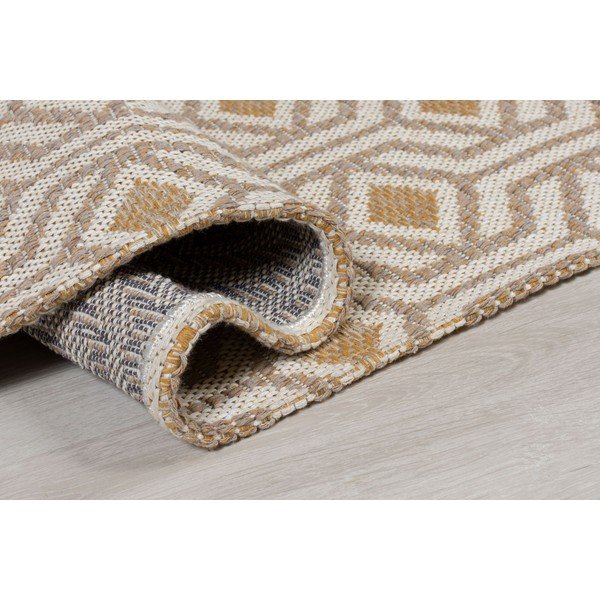 Bēši dzeltens kokvilnas paklājs Flair Rugs Bombax, 192 x 290 cm-image-1