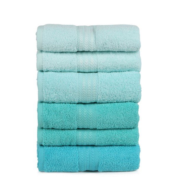 4 dvieļu komplekts Rainbow Water, 70 x 140 cm-image-1