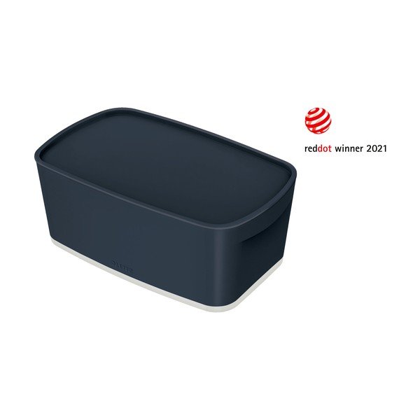 Pelēka glabāšanas kaste ar vāku Leitz Cosy, tilpums 5 l-image-2