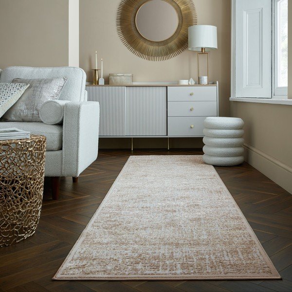 Bēšs celiņa paklājs 80x300 cm Trace – Flair Rugs-image-1