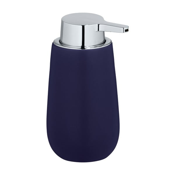 Tumši zils keramikas ziepju dozators Wenko Badi-image-1