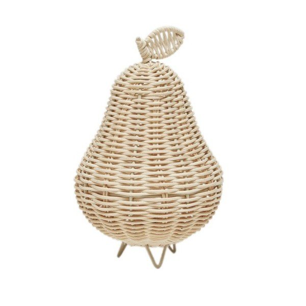 Dabīga toņa bērnu naktslampiņa ø 12 cm Pear – OYOY Mini