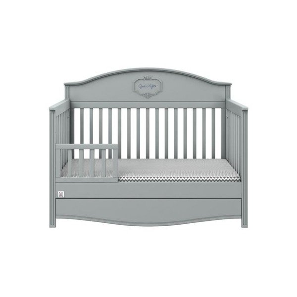 BELLAMY GoodNight pelēka bērnu gultiņu barjera-image-1