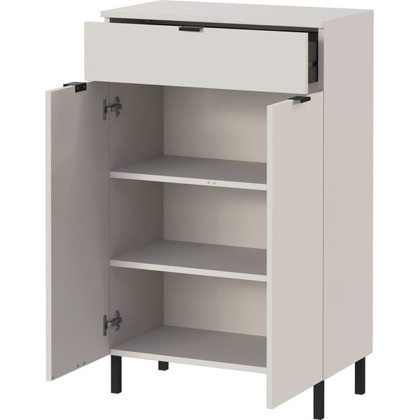 Krēmkrāsas augsts vannas istabas skapis 60x97 cm Arcena – Germania-image-3