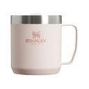 Gaiši rozā nerūsējošā tērauda termokrūze 350 ml Stay-Hot Camp Mug Rose Quartz – Stanley